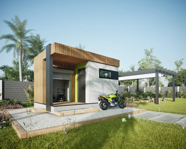 Shed E left side view 2