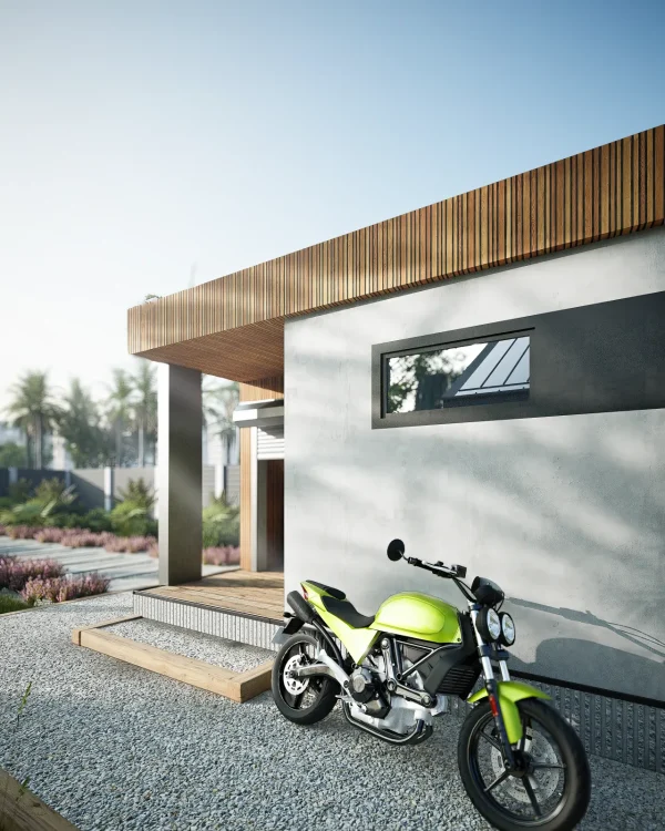 Shed E right side view